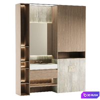 Bathroom Furniture 01 3D Model Corona
