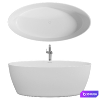 Bathtubs Salini set of 5 models 3D Model Vray, Corona