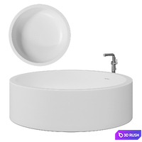Bathtubs Salini set of 5 models 3D Model Vray, Corona