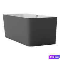 Bathtub Villeroy &amp; Boch Squaro Edge 12 Excellence 3D Model Vray, Corona