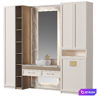 Bathroom Furniture 095 3D Model Vray, Corona
