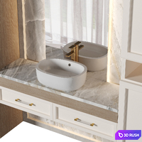 Bathroom Furniture 095 3D Model Vray, Corona