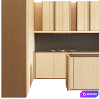 Kitchen set 4 3D Model Vray, Corona