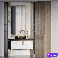 Bathroom Furniture 56 3D Model Vray, Corona