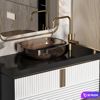 Bathroom Furniture 56 3D Model Vray, Corona