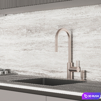 Modern kitchen 17 3D Model Vray, Corona