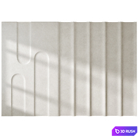 Wall 3D Panel 02 3D Model Corona