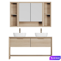 Dive bathroom furniture from Dantone Home 3D Model Vray, Corona