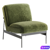Lacon Slipper Chair 3D Model Corona