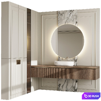 Bathroom furniture by Fauset Bathroom 194 3D Model Corona