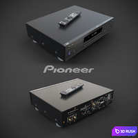 Pioneer blu-ray disc player BDP-LX58-K 3D Model Corona