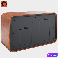 Retro Radio 3D Model Corona