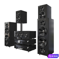 Acoustic system 3D Model Vray