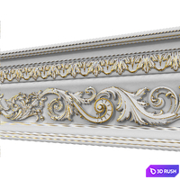 Decorative cornices 2232 3D Model Vray