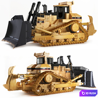 Dozer CAT D11R 3D Model Vray
