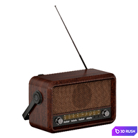 Radio / Transistor / Tape recorder / Speaker 3D Model Vray, Corona