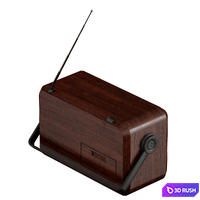 Radio / Transistor / Tape recorder / Speaker 3D Model Vray, Corona