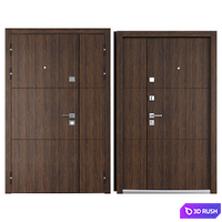 Entrance metal door Fauna (Favorit) 3D Model Vray, Corona