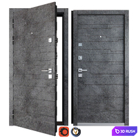 Entrance metal door Senator (Favorit) 3D Model Vray, Corona