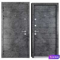 Entrance metal door Senator (Favorit) 3D Model Vray, Corona