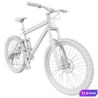 Mountain bike 3D Model Corona
