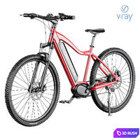 Bionic Electric Bikes MX-850/R bicycle 3D Model Vray