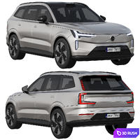 Volvo EX90 3D Model Corona