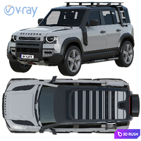 Land Rover Defender EXPLORER PACK 3D Model Vray