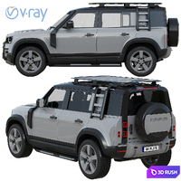 Land Rover Defender EXPLORER PACK 3D Model Vray