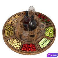 Kitchen set (fruit and nuts) 3D Model Vray, Corona
