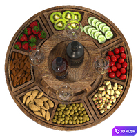 Kitchen set (fruit and nuts) 3D Model Vray, Corona