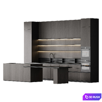 Modern style kitchen 006 | kitchen modern 3D Model Corona
