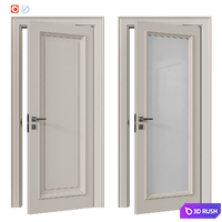 Academy Verona doors part 6 3D Model Vray, Corona