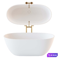 Bathtubs NEVIS 3D Model Vray, Corona