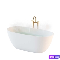 Bathtubs NEVIS 3D Model Vray, Corona