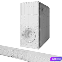 Yamaha soundbar with subwoofer 3D Model Corona