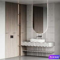 Bathroom furniture 66 3D Model Corona