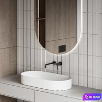 Bathroom furniture 66 3D Model Corona