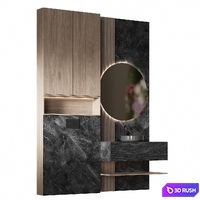 Bath set 16 3D Model Corona