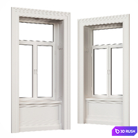 Vintage Classic Window 3D Model Corona