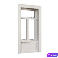 Vintage Classic Window 3D Model Corona