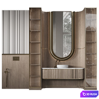Bath set 26 3D Model Corona