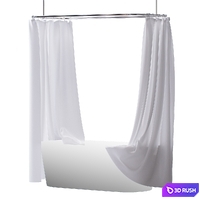 Bathroom curtain set 3.2 3D Model Vray, Corona