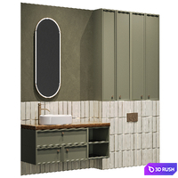 Bathroom furniture 001 3D Model Corona