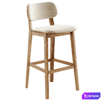 MATE Barstool By PARLA 3D Model Corona