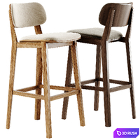 MATE Barstool By PARLA 3D Model Corona