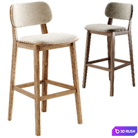 MATE Barstool By PARLA 3D Model Corona