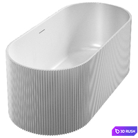 Acrylic bathtub ABBER AB9325-1.7 3D Model Vray, Corona