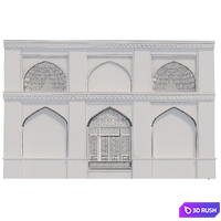 Arabic-Turkish-Persian - 3D element of Qajar style set 514 3D Model Vray, Corona