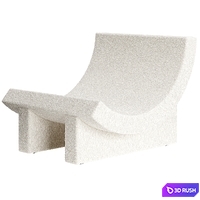 Trench Armchair by Acerbis 3D Model Corona